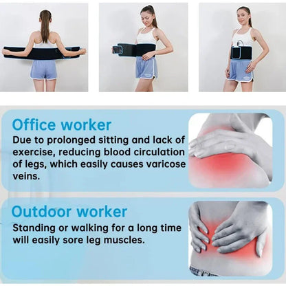 LED massagebälte – rött ljus & värme mot smärta