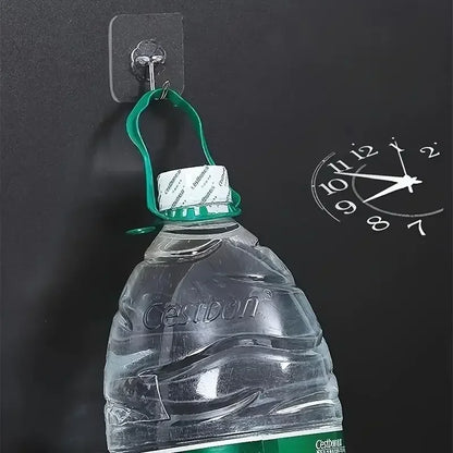 Transparenta självhäftande väggkrokar (1–100 st)