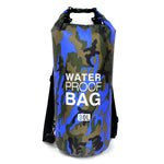 Vattentät drybag 2–30 L – kamouflage väska för paddling & friluftsliv