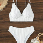 Bikini – push-up brasiliansk bikini med hög midja