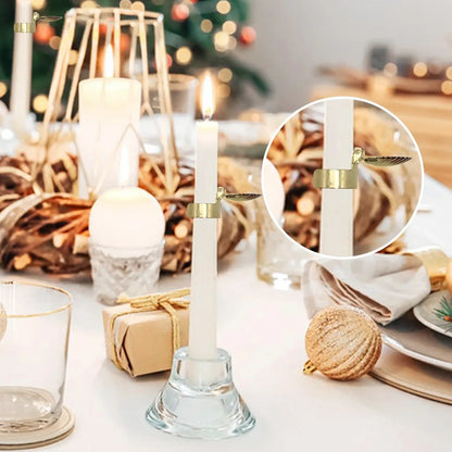 Kynttilänsammuttimet – 4 kpl tyylikkäitä metallisia kynttilänsammuttimia 