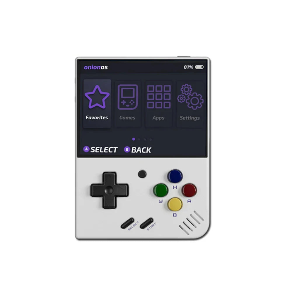 RetroPlay Mini+ – handhållen spelkonsol 3,5” skärm (64–128 GB, Onion OS)