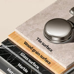 Kylpyhuoneen kulmahylly imukupilla – ilman porausta