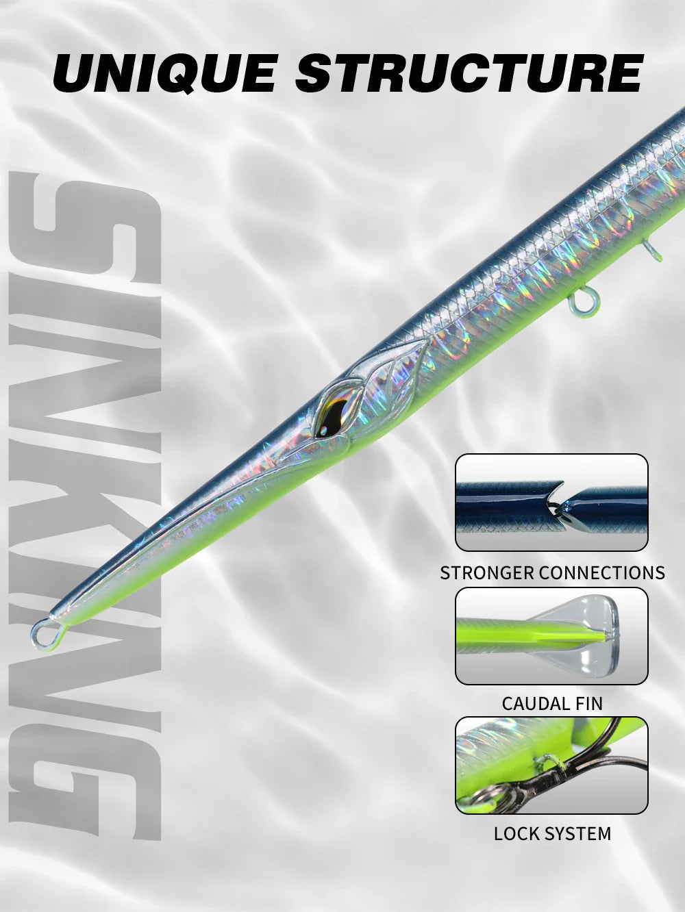 Fiskedrag – Hunthouse 255 jointed swimbait havsöring & seabass