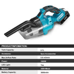 Sladdlös handdammsugare – passar Makita 18V batteri