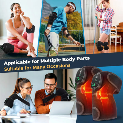 Heat Support™ – Lämpökääre polvelle, olkapäälle ja kyynärpäälle – 3-in-1