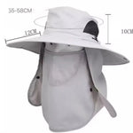 Hengittävästä kankaasta valmistettu aurinkohattu – kokoontaitettava ulkohattu vaellukseen ja kalastukseen