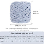 Chenillegarn 2 st – tjockt mjukt garn för filtar, tröjor & halsdukar