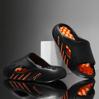 Herrsandaler – halkfria sommar-/badtofflor unisex