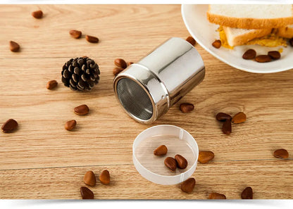 Mjölsikt i rostfritt stål – för kakao, kaffe, socker & bakning