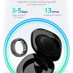 Smart ring – sömn & hälsomonitor med laddfodral