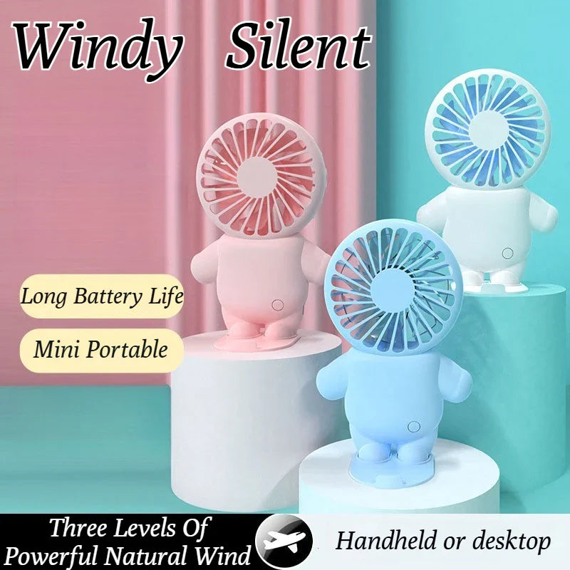 Astronaut USB-Fläkt – Stark & Tyst Mini-Fläkt