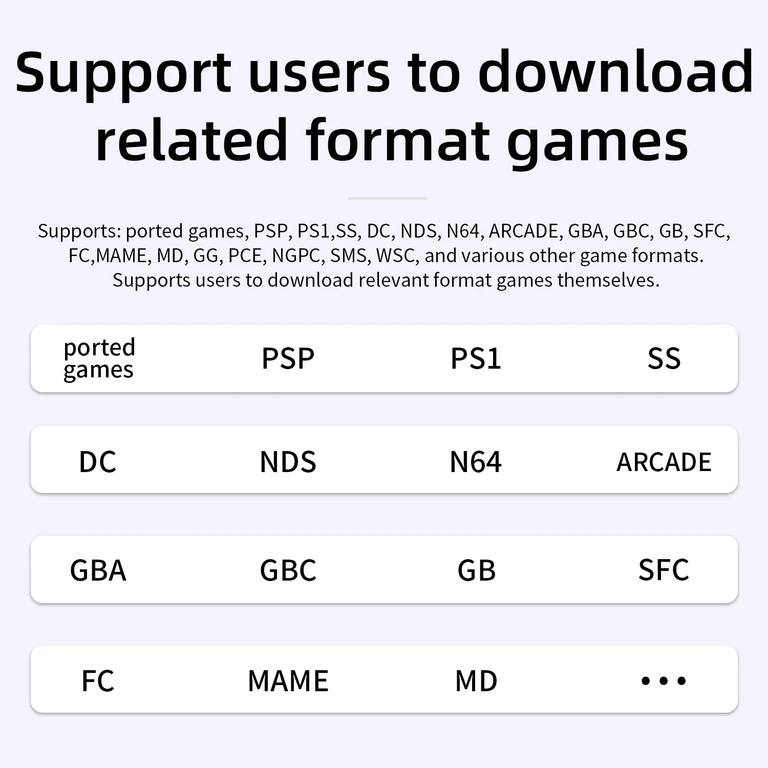 RetroSpel 40XXV – spelkonsol 4” IPS med WiFi & streaming