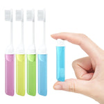 MiniResaTandborste™ – Hopfällbar Tandborste i Transparent