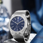 Herrklocka – rostfritt stål & datumvisning