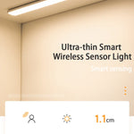 LED skåpbelysning – rörelsesensor nattlampa USB laddbar