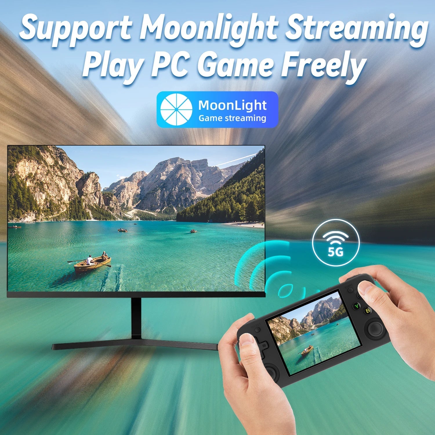 RetroSpel™ –  Handhållen Konsol med 5000+ Spel