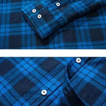 Oversize Herrskjorta – lätt jacka i bomull & flanell med fickor