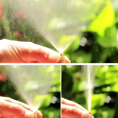 Universellt bevattningskit 5–20 m – roterande sprinkler med kopparmunstycke