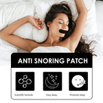Stop Snoring patch – 30 st andningsplåster för näsa & mun, bättre sömn