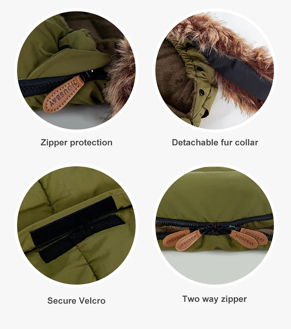 Premium Vinteråkpåse – Vind- & Vattentät (0–24 mån) – Universell Passform