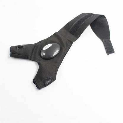 LED-handskar utan fingertoppar – ficklampor på fingrar för fiske & cykel