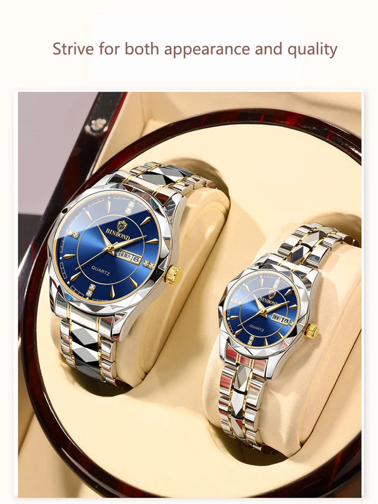 Klocka Ingrid (damklocka i silverfärg med datum & vattenskydd)