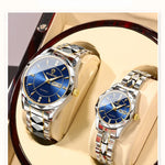 Klocka Ingrid (damklocka i silverfärg med datum & vattenskydd)