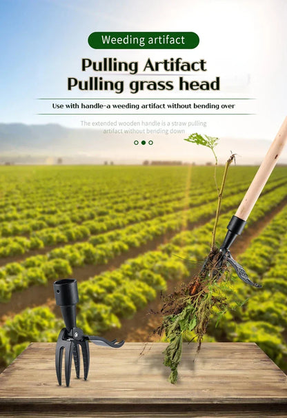 Portabel ogräsrensare – handverktyg för rötter och ogräs (utan skaft)