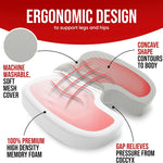 Ergonomisk Sittkudde i Memory Foam – Bekväm Stolskudde för Kontor & Studier