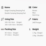 Retkeilyilmapatja 9 cm pumpulla