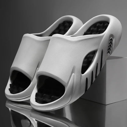 Herrsandaler – halkfria sommar-/badtofflor unisex