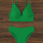 Bikini – push-up brasiliansk bikini med hög midja