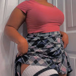 Långa Mjukstrumpor i Plus Size för Träning & Dans