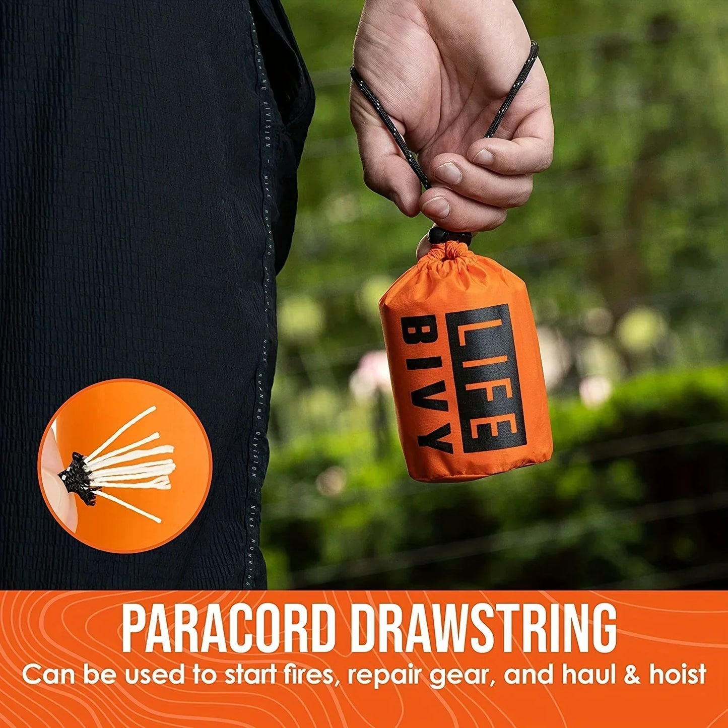 Nödsovsäck termisk – vattentät mylar sovsäck för överlevnad & camping