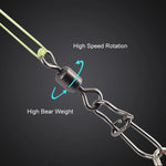 Kalastusleikarit – 50 kpl ruostumatonta terästä, pikalukolla