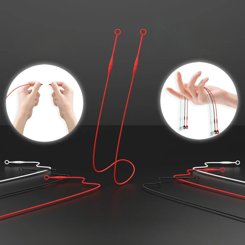 Silikon snöre för öronproppar – magnetisk hållare, antiglid