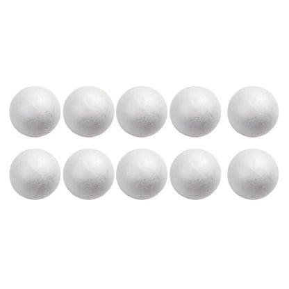 Polystyrenkulor – frigolitbollar för pyssel & dekoration (10 st, 50–100 mm)