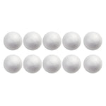 Polystyrenkulor – frigolitbollar för pyssel & dekoration (10 st, 50–100 mm)