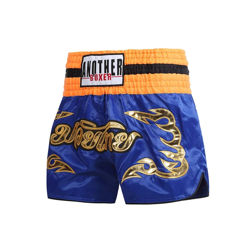 Muay Thai shorts – broderade kickboxningsshorts för vuxna & barn