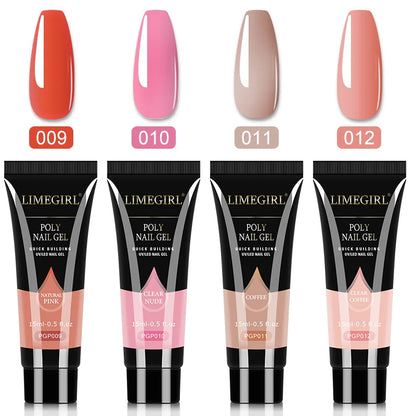 Poly Nail Gel Set – UV gel för nagelförlängning och manikyr