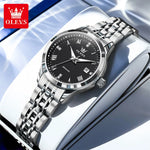 Klocka Helena (automatisk damklocka i rostfritt stål – lyxig design)