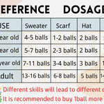 Mjölk-bomullsgarn 40–50 g – 4-trådigt garn för virkning & stickning