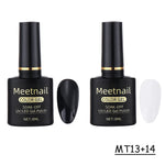 Nagellack gel set – 2x8ml svart & vitt UV/LED soak-off lack