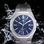 Herrklocka – rostfritt stål & datumvisning