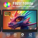 Laptopskärm extender – 14 tum FHD portabel extra skärm