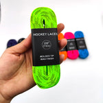 Vaxade skridskosnören – slitstarka ishockey skosnören