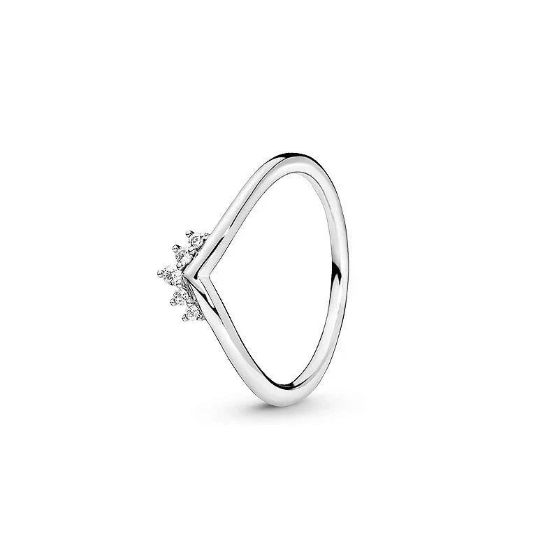 Ring Freja (ring med snöflinga, familjeträd & krona – symbolisk design)