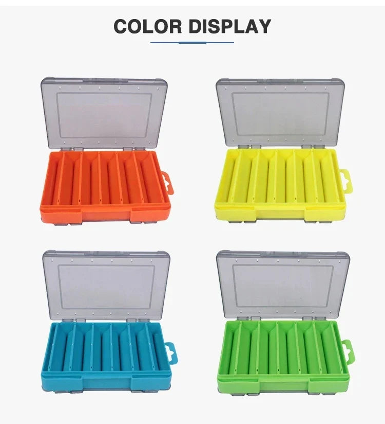 Fiskeask – dubbel­sida för räkor, jiggar & tillbehör