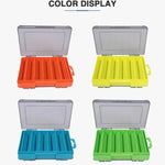 Fiskeask – dubbel­sida för räkor, jiggar & tillbehör